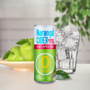 동아오츠카 나랑드사이다 그린애플 245ml 캔 60입