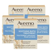 Aveeno 아비노 입욕제 수딩 보습제 오트밀 천연성분 8패킷x5팩 40회분