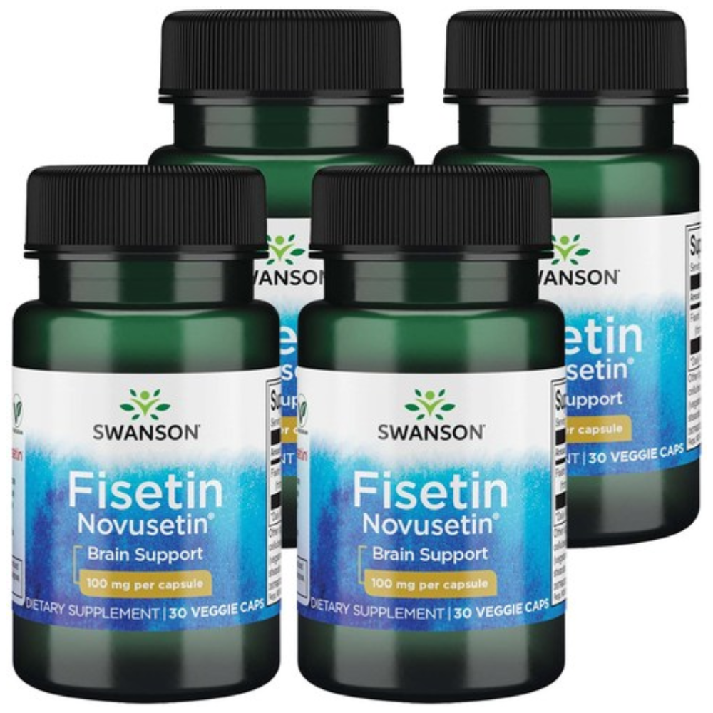 스완슨 울트라 <b>피세틴 100</b>mg 30베지캡슐 4통