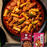 춘천 닭갈비떡볶이 2팩 + 오리지널 국물떡볶이 2팩 밀키트