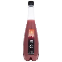 양주도가 별산오디스파클링 막걸리 6도 800ml 무아스파탐