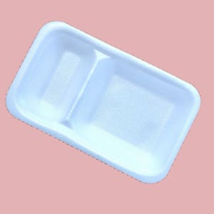 PSP트레이 2칸찬기 일회용 스티로폼 포장용기 4000개