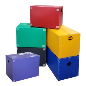 플라스틱 이사박스 단프라 A형 9호 포장 이불 의류박스 대형 중형 소형