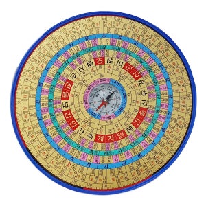 풍방 삼합 패철 11층 나경 유압식 나침판 풍수지리