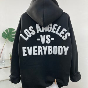 남자후드티 레터링 에브리 자수 기모 커플 오버핏후드티