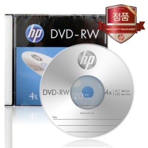 HP DVD-RW 4X 10PK 4.7GB 120min 슬림케이스