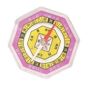 지도양택패철(지름 47mm) 휴대용 풍수지리 나침판 양택 음택 패철 윤도 나경