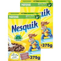 Nestle Nesquik Cereal 네슬레 네스퀵 시리얼 초코볼 375g 2팩