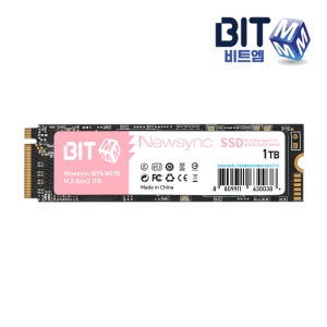 비트엠 Newsync BITS M.2 NVMe (1TB) TLC 3D 낸드플래시 PCle GEN3x4 SSD