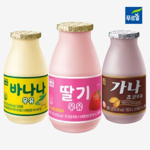 푸르밀 new딸기우유 225ml 24개입 외 가나초코우유, 생과즙바나나우유