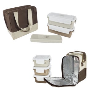 코엑스 런치메이트 도시락 세트 미니 3단 더 슬림 300ml 530ml 직장인 수험색 학생 학교 소풍