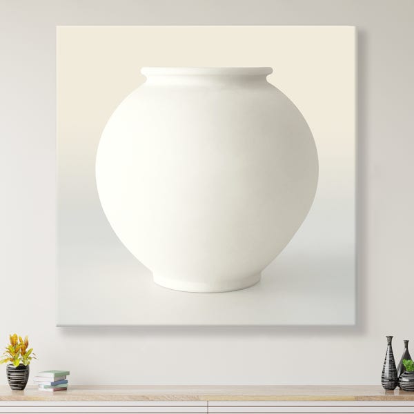 달항아리 그림 액자 복달항아리 정사각1호(30x30cm) 캔버스액자