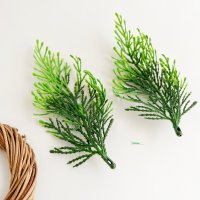 편백나무 조화 측백나무 크리스마스 리스 만들기 diy 포장 장식 재료