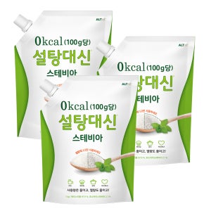 설탕대신 스테비아 대용량 에리스리톨 설탕대체 1kg, 3개