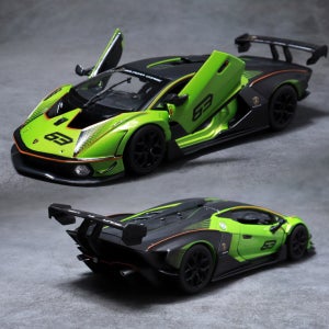 브라고 1:24 2020 람보르기니 에센자 SCV12 그린 레이싱카 다이캐스트 모형자동차