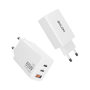액슬론 GAN 65W 초고속 3in1 멀티 3포트 PPS C타입 충전기 휴대폰 핸드폰