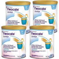 Neocate Junior Amino Acid-Based Toddler and Junior Formula 네오케이트 토들러 주니어 딸기맛 400g 4병