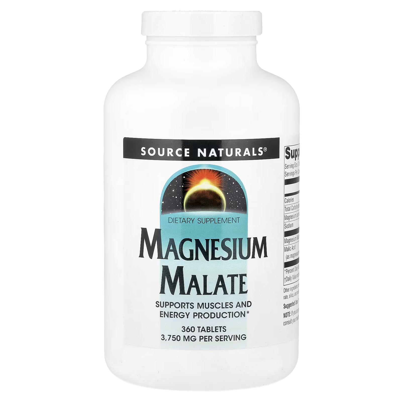 소스내추럴스 <b>마그네슘 말레이트 3750mg</b> 360타블렛 Magnesium Malate