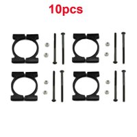 카본파이버 카본 파이프 플레이트 RC UAV Muilticopter-CNC 알루미늄 합금 튜브 클립, 12mm 파이프 클램프 탄소 고정 커넥터 홀더, 4 피스