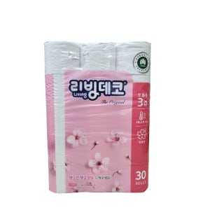 삼정펄프 화장지리빙데코오리지널 30M30롤 1팩
