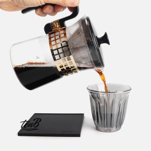 핸드드립 올인원 내열유리 서버 실리콘 매트 1X1 드립필터 세트