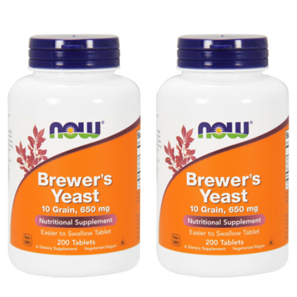 나우푸드 <b>브루어스 이스트</b> 650mg <b>200정</b> 2개