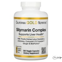 California Gold Nutrition 실리마린 복합체 밀크씨슬 커큐민 아티초크