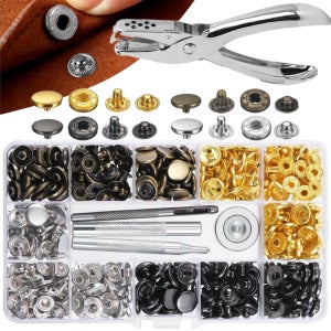 똑딱이펀칭기 똑딱이단추수선 금 스프링도트 펀치