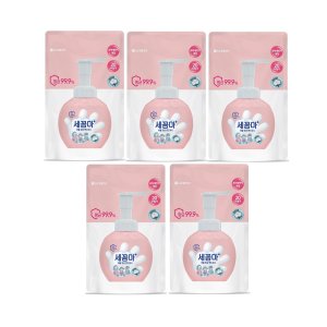 온더바디 세꼼마 버블 향균 핸드워시 파우더향 200ml X 5개
