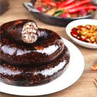 (배터짐)연변 순대 450g 1봉 중국 찹쌀순대 돼지 염통 허파 간 오소리감투 내장 머리