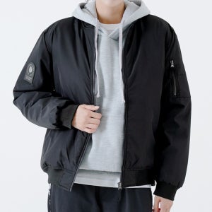 여성 패딩 항공점퍼 소매 밑단 시보리 편한 집업 잠바