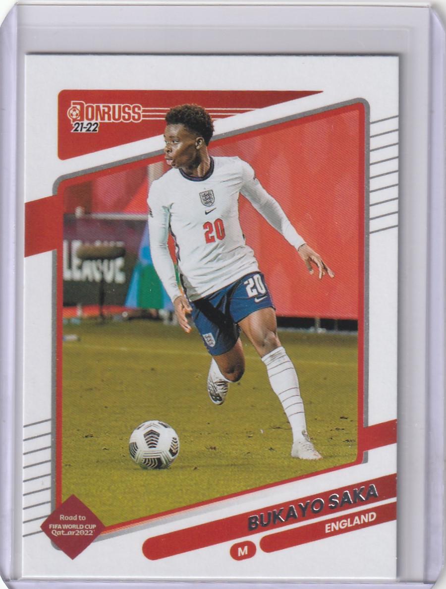 2021-22 Donruss 부카요 사카 #54 카타르 월드컵 축구 카드
