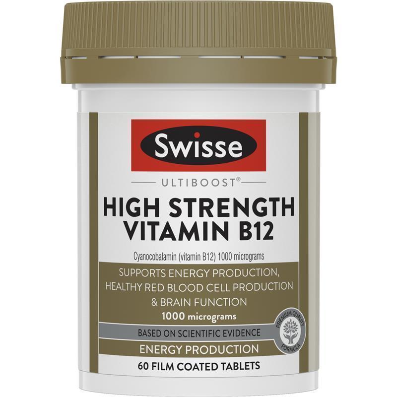 호주직구 Swisse <b>스위스 비타민B12</b> 60정 Vitamin B12