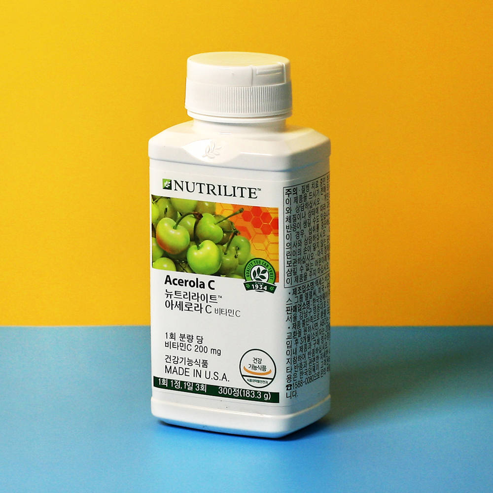 암웨이 뉴트리라이트 <b>아세로라</b>C 300정 비타민C