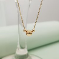 14K Gold 미라볼 5mm 1개 비즈 팔찌 목걸이 부자재 재료