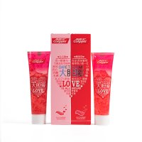 콜게이트 colgate 크리스마스 한정판 에디션 하트모양 입술모양 입자 커플치약 2p세트 130g