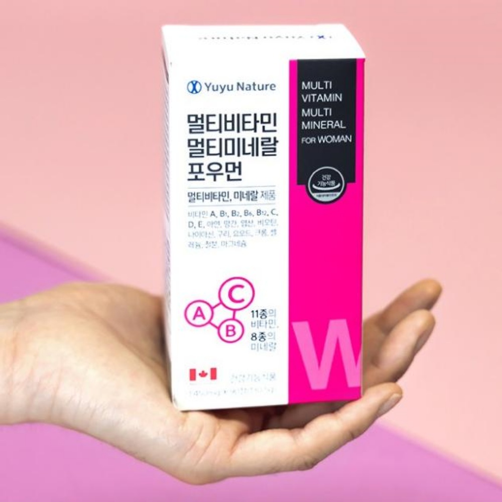 멀티비타민 미네랄 혈액 근육 눈 뼈 건강 항산화 면역기능 여성맞춤형 필수영양소