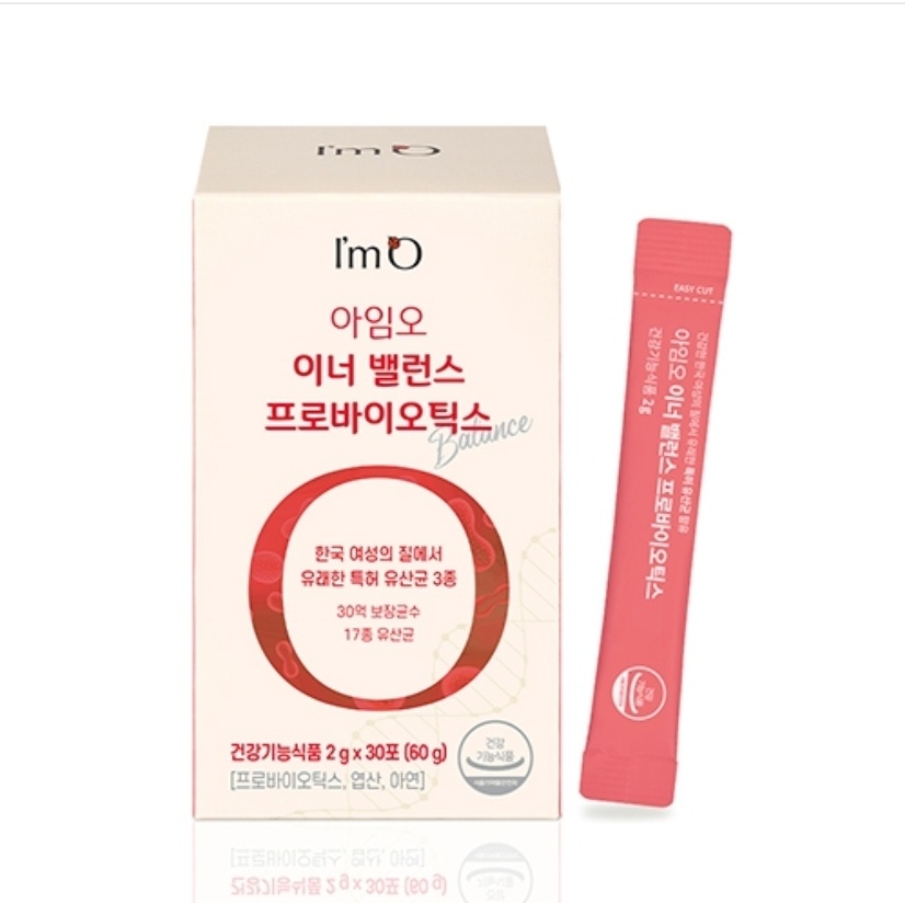 <b>아임오</b> 이너밸런스 프로바이오틱스 여성 질 유래 유산균 임산부유산균 이너플로라