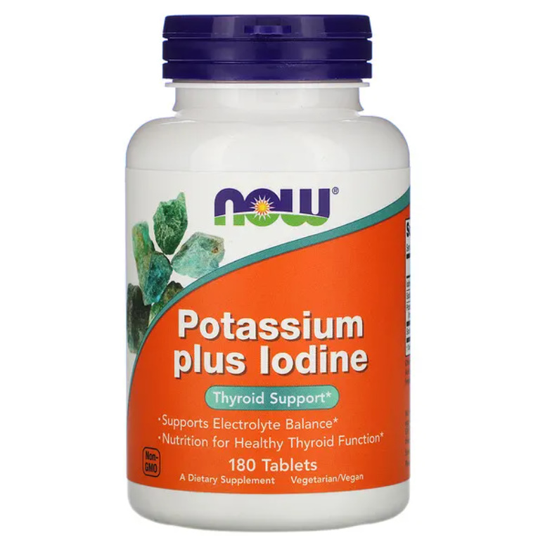 나우푸드 아이오딘 요오드화<b>칼륨</b> Iodine 180정