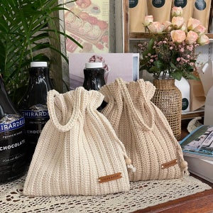 DIY패키지) 러브썸플리츠백 시리즈 코바늘가방 뜨개가방 코바늘패키지 뜨개질 (+가이드영상)