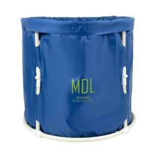 올지 원터치 접이식욕조 반신욕조 원형, 애덤스 블루 4종 풀세트