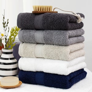 먼지없는 항균 코마사 호텔수건타올 190g 5장