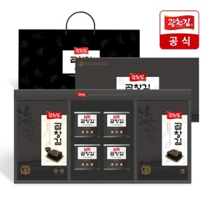 [광천김선물세트] 곱창김프리미엄 혼합 선물세트 (곱창캔김4캔+곱창전장10봉+쇼핑백)