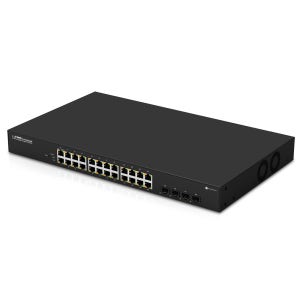 아이피타임 기가비트스위칭허브 24포트PoE 업링크 SFP 포트 지원 PoE24004M