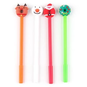 성탄 도넛 인형 중성펜 24개