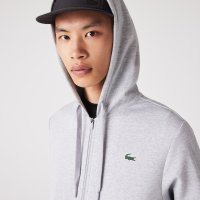 라코스테 스포츠 메쉬 패널 후디 그레이 집업 스웨트셔츠 맨투맨 상의 SPORT Mesh Panels Hoodie