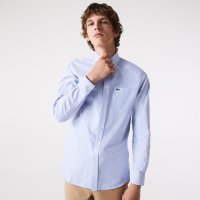 라코스테 레귤러핏 옥스포드 코튼 셔츠 블루 드레스 상의 Regular Fit Oxford Cotton Shirt