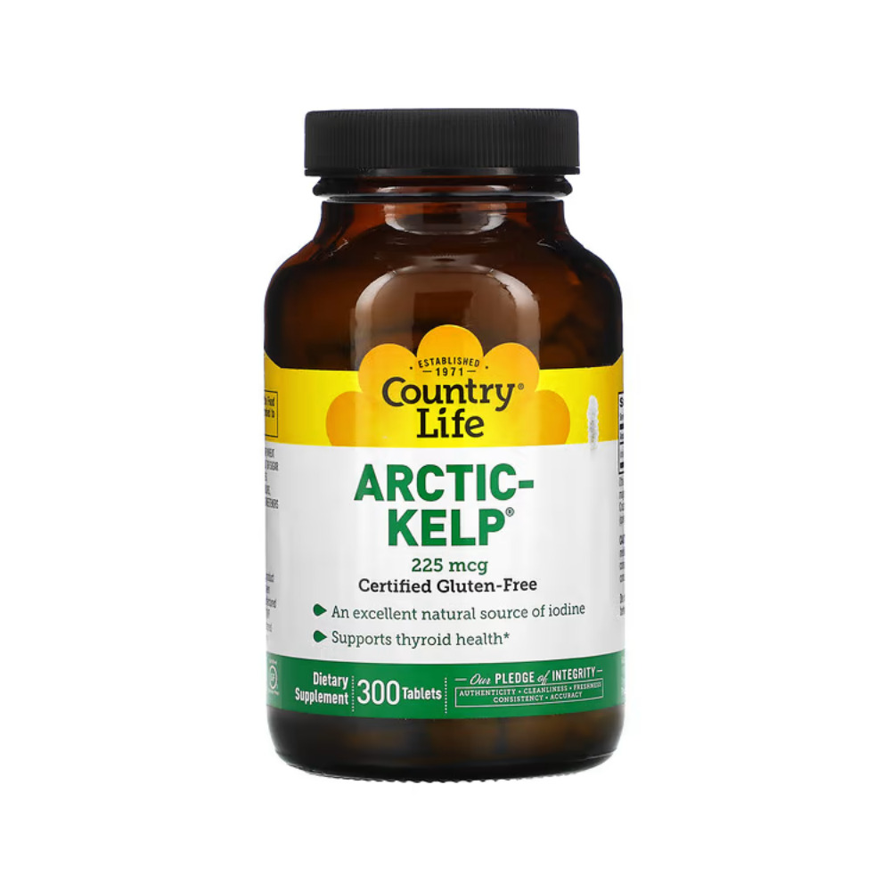 <b>컨트리라이프 요오드</b> 북극 다시마 ARCTIC KELP 225mcg 300정