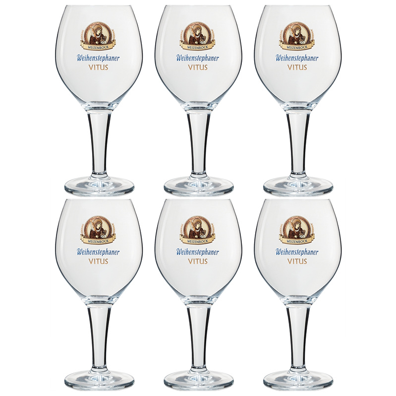 Weihenstephan 바이엔슈테판 맥주잔 맥주컵 위트 비어 글라스 비트러스 6개입