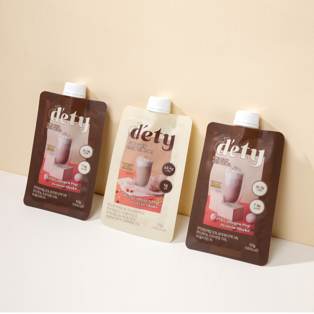 디에티 단백질 23.4g <b>콜라겐</b>팝 다이어트 프로틴 쉐이크 (초코 / 그레인) 1번들